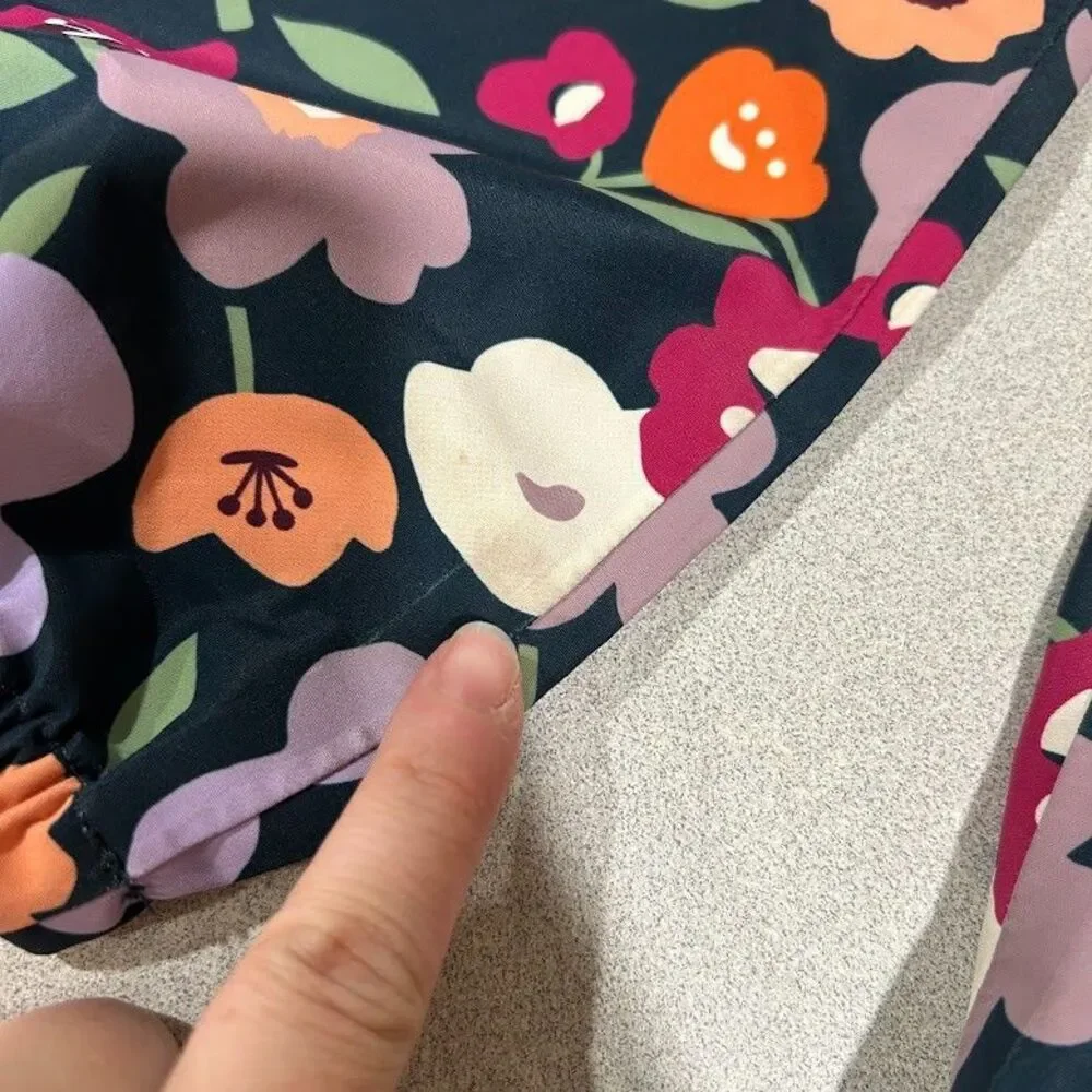Jan & Jul Single Layer Rain Pants Girls 6Y Floral Print Puddle Dry Waterproof